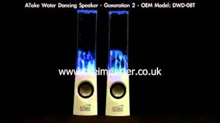 BYTE Dancing Water LED Light Show Speakers Rain Dance Fountain [upl. by Sucirdor]