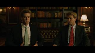 Larry Summers and the Winklevoss twins Scene from The Social Network [upl. by Nahshon]