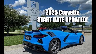 New 2025 Corvette Start Dates amp More News [upl. by Nahtannhoj642]