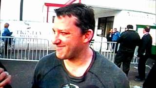 2012 Good Sam Roadside Assistance 500  TONY STEWART INTERVIEW [upl. by Onitsoga527]