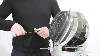 How to fit a rotating cowl Rotorvent chimney cowl fitting instructions [upl. by Enelak147]