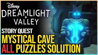 All Mystical Cave Puzzles Solution Disney Dreamlight Valley [upl. by Resay964]