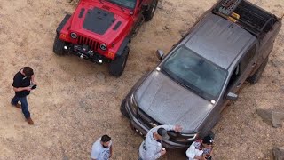 4X4 Chevy Colorado ZR2  at Pinyon Mountain Trail Anza Borrego State Park [upl. by Rodger]