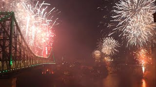 Brisbane Riverfire Fireworks 2022 FULL DISPLAY HD [upl. by Assenahs929]