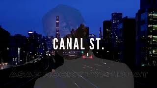 FREE ASAP ROCKY TYPE BEAT  CANAL ST [upl. by Alcine]