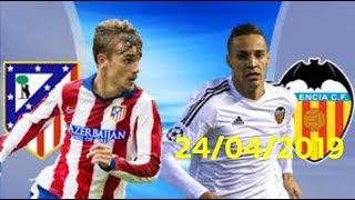 Atletico Madrid vs Valencia prediction result 24042019 [upl. by Birgit]