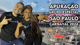 🎉 Apuração do Grupo Especial de São Paulo no Carnaval 2024 [upl. by Arin]