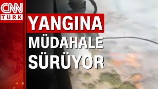 Manisa Saruhanlıda orman yangını [upl. by Hakkeber]