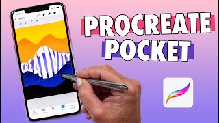 How to use your iPhone to be MORE CREATIVE  Procreate Pocket app tutorial [upl. by Ahsemad]