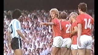 Golé  Argentina vs Belgium 1982 World Cup [upl. by Ardnasirk]