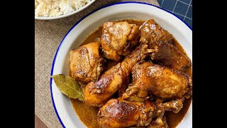 CHICKEN ADOBO SA GATA  CHICKEN ADOBO IN COCONUT MILK [upl. by Eltsirk]