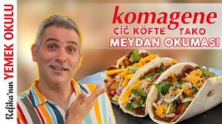 Komagene Çiğ Köfte Taco Challenge Meydan Okuması 🌮 Evde Yarı Fiyatına Çiğ Köfte Taco Tarifi [upl. by Ennaear755]