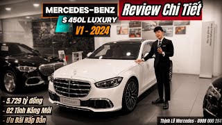 Mercedes S450 Luxury Bản V1 Mới Nhất Năm 2024  02 Options Nâng Cấp Cực Giá Trị  Thịnh Lê Mercedes [upl. by Lannie]