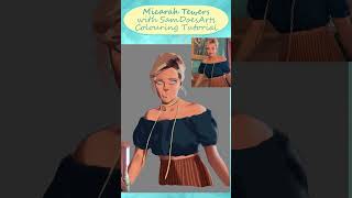 Micarah Tewers  SamDoesArts Colour Tutorial art digitalart fanart [upl. by Vivyan]