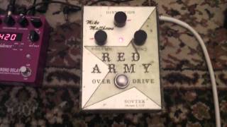 Sovtek RED ARMY overdrive Big Muff [upl. by Brightman]