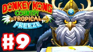 Donkey Kong Country Tropical Freeze  Gameplay Walkthrough Part 9  World 2 Skowl Boss Fight 100 [upl. by Renato]