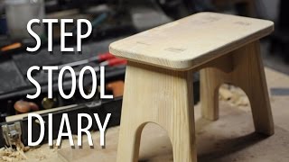 Folding Step Stool  DIY WoodWorking [upl. by As]