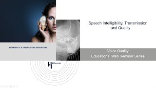 Speech Transmission amp Intelligibility Index Metrics  Voice Quality Online Seminar [upl. by Ahsimat]