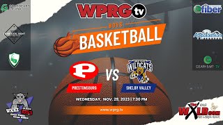 Prestonsburg vs Shelby Valley Boys High School Basketball on WPRGtv Nov 29 2023 [upl. by Macguiness]