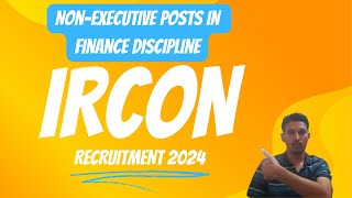 IRCON RECRUITMENT 2024  LATEST IRCON JOBS  APPLY ONLINE [upl. by Wasserman]