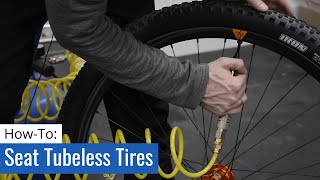 Tips and Tricks for Seating Tubeless Tires [upl. by Zeb]