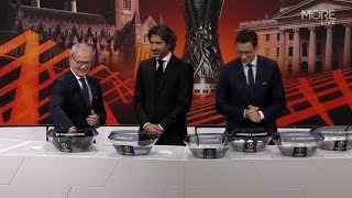 UEFA Europa League Knockout Round Playoff Draw [upl. by Ronalda]