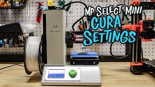 3D Printing Monoprice Mini Select Cura Settings [upl. by Milton]