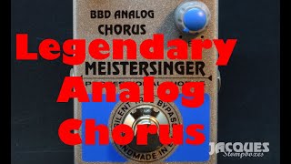 Meistersinger Analog Chorus  Jacques Pedals [upl. by Eellehs325]