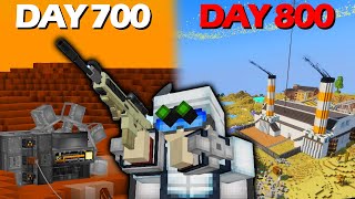 I Survived 800 Days in the Ages of History in Minecraft FULL MOVIE [upl. by Noiramed]