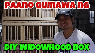 HOW TO CREATE PIGEON WIDOWHOOD BOX STEP BY STEP TUTORIAL  P3000 LANG ANG LAKI NG MATITIPID MO [upl. by Vershen924]