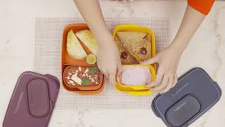 Tupperware My Lunch liquid tight lunch boxes [upl. by Nilhsa]