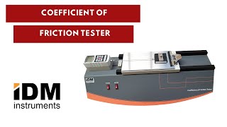 Coefficient of Friction Testing I Static Friction Testing Machine [upl. by Holden]