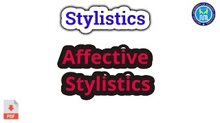 Affective Stylistics [upl. by Valdemar841]