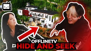 OFFLINETV 10000000 MANSION HIDE AND SEEK VS EAJ [upl. by Ydac]