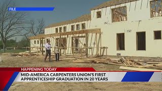 MidAmerica Carpenters Unions Apprenticeship Program holding first graduation in 20 years today [upl. by Faires]