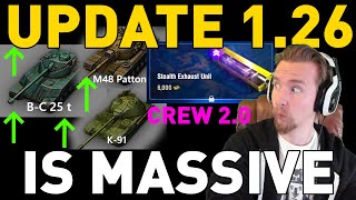 Update 126 is MASSIVE for World of Tanks [upl. by Henigman523]