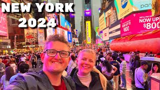 New York City Vlog 2024 Hilton Hotel Times Square At Night amp MORE [upl. by Akanke396]