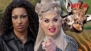 Drag Queens Become Zookeepers  feat Tayce and Cheryl Hole [upl. by Yrrehs]