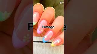 💅🏻 ongle abonnetoi short trend preppy [upl. by Cassell]