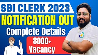 SBI Clerk 2023 Official Notification Out  Complete Details  Career Definer  Kaushik Mohanty [upl. by Kerad]