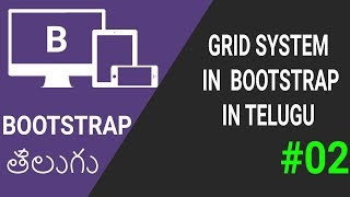 Grid system in Bootstrap in Telugu [upl. by Ful]