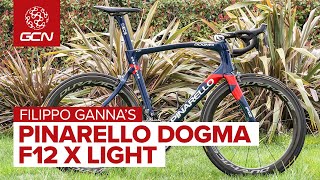 Filippo Gannas Pinarello Dogma F12 X Light  Ineos Grenadiers Rim Brake Race Bike [upl. by Stiegler625]