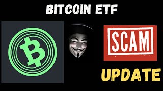 BITCOIN ETF BTCETF PRESALE COIN CRYPTO SCAM UPDATE NEWS LEGIT [upl. by Humphrey]