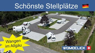 Wangen im Allgäu  Wohnmobilstellplatz Wangen für 44 Reisemobile topstellplatz [upl. by Serle]