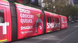 Doordash Tram C2 5103 Bourke St [upl. by Nananne]