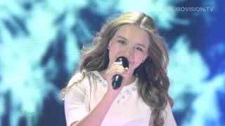 Lina Kuduzović  Prva ljubezen Slovenia LIVE Junior Eurovision Song Contest 2015 [upl. by Yelehsa]