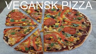 Sund Nem og Lækker Vegansk Pizza HCLF  Olie  Salt [upl. by Anibur]