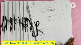 IGNOU assignment kaise banaye 20242025  BAG Ready to submit handwritten hardcopy 20242025 [upl. by Eneleh]