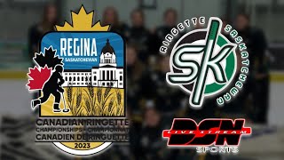 2023 Canadian Ringette Championships  U16AA  Team SK vs Team ON [upl. by Aeniah]