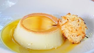 Receta para preparar flan de coco Postres mexicanos  Flan de casero  Flan fácil y rápido [upl. by Osy]